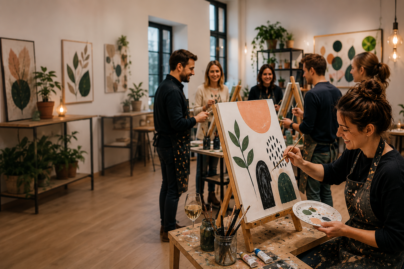 Team Up Art Teamevent